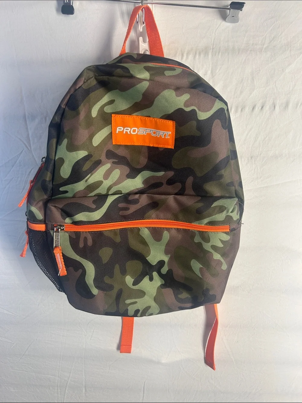Prosport Camo Backpack in Green and Orange